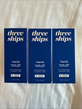 Three Ships Nourish Lavender +
MCT Cleansing Oil Three Pack